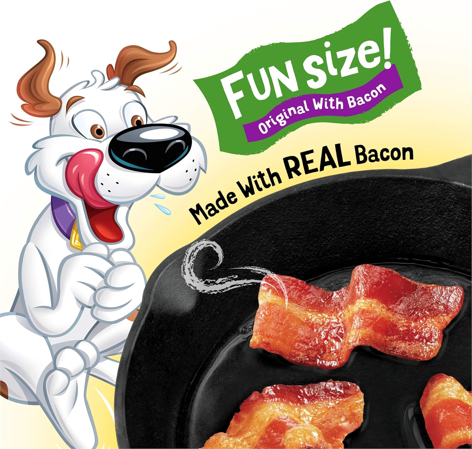 Purina Beggin’ With Real Meat Dog Treats, Fun Size Original With Bacon Flavor – 25 oz. Pouch