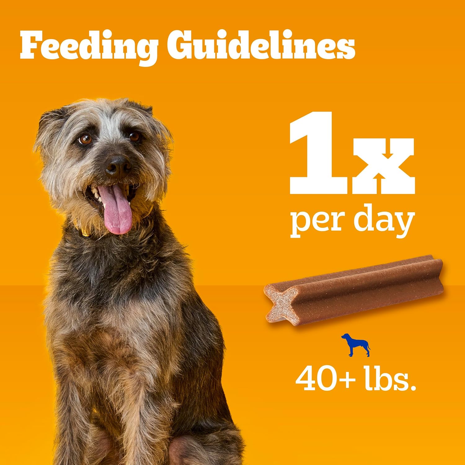 Pedigree Dentastix Large Dog Dental Treats Beef Flavor Dental Bones, 1.67 lb. Pack (32 Treats)