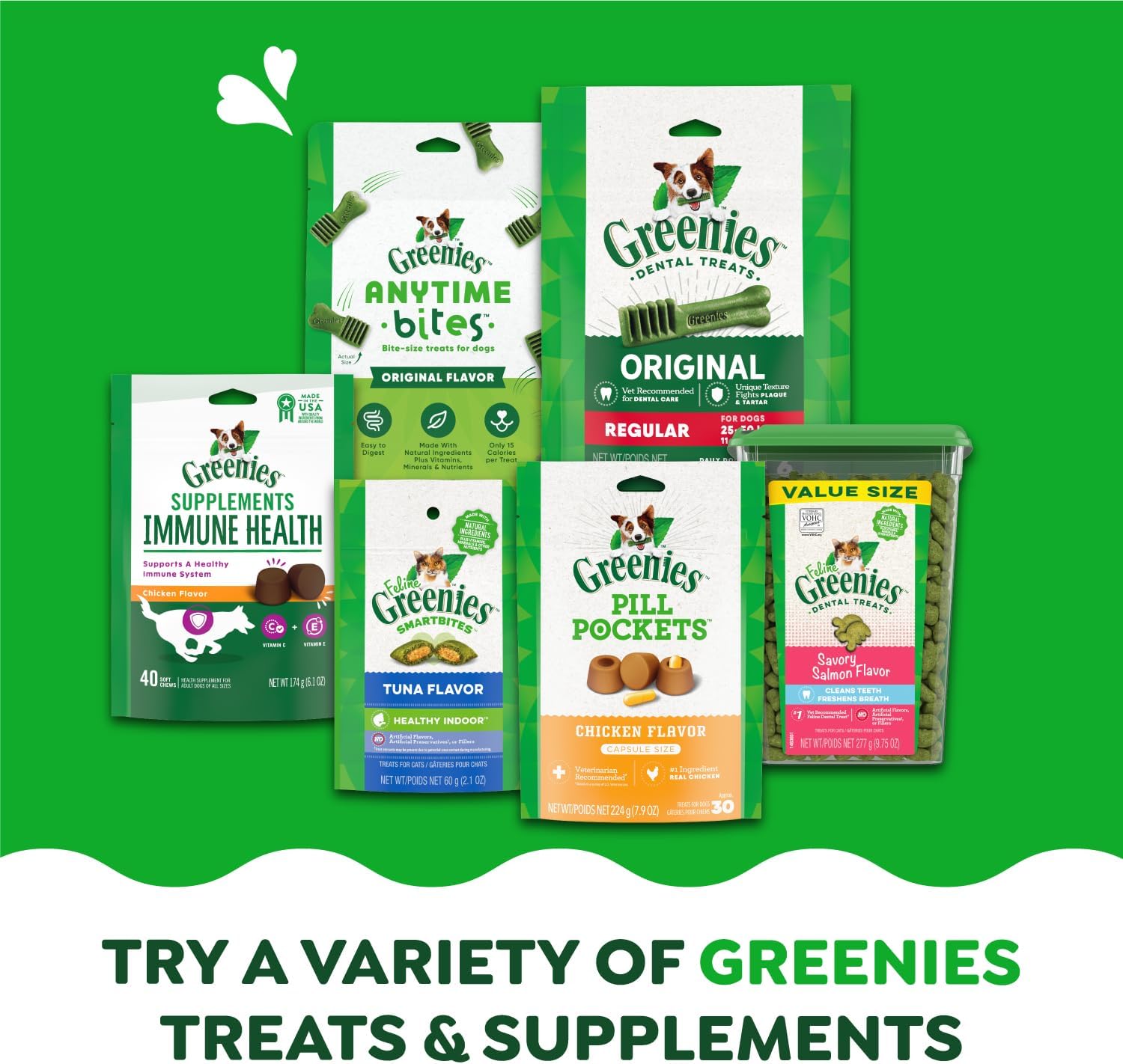 Greenies Large Natural Dental Care Dog Treats Blueberry Flavor, 12 oz. Pack (12 Treats)
