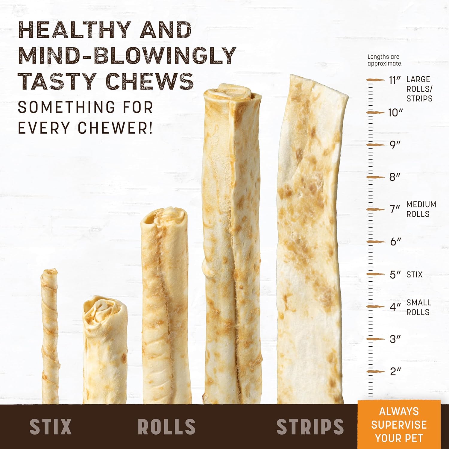 Earth Animal No Hide Stix Chicken Flavored Natural Rawhide Free Dog Chews Long Lasting Chew Sticks | Treats for Small Dogs and Cats | Great for Aggressive Chewers (3 Pack)