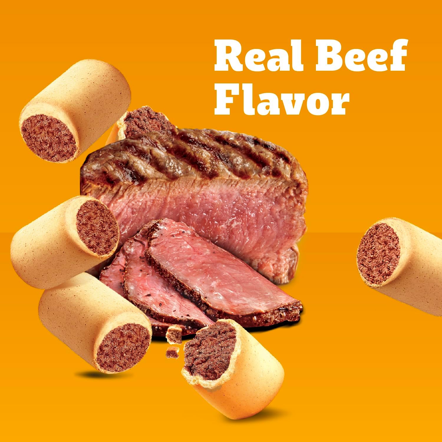 Pedigree Dry Dog Treats MarroBone Real Beef Flavor, 6 lb. Bag