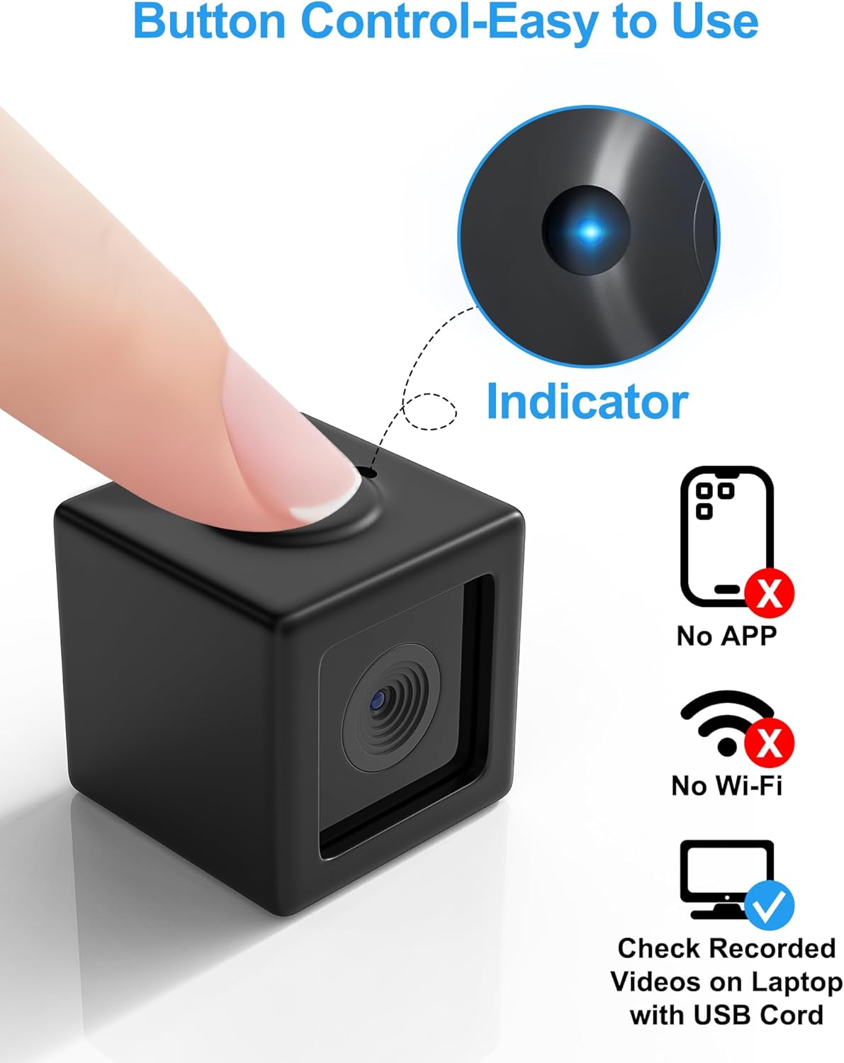 Cat Camera Collar,No APP, No WiFi, Cordless Cat Collar Camera for Video Recording, XS-Size Collar for Cats/Small Dogs,Pet Collar Camera Outdoor,Dog Collar Camera(NO SD Card Included) (XS)