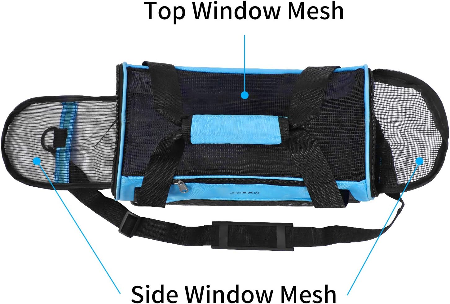 JMOON Soft-Sided Pet Carrier Bag – Airline Approved for Cats and Dogs – Foldable Comfort Travel Carrier