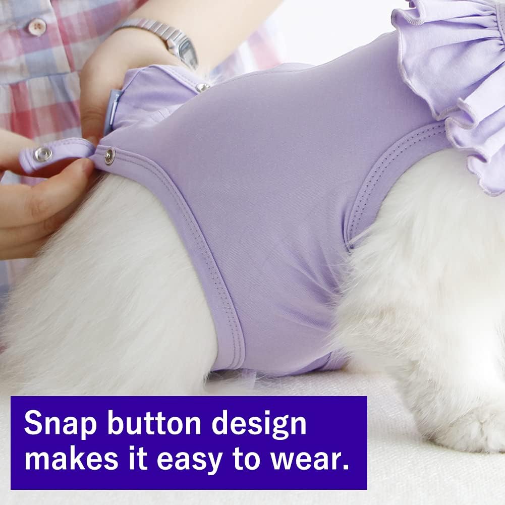 Cat Recovery Suit for Abdominal Wounds and Skin Diseases,Breathable Surgical Recovery Shirt After Surgery Wear Anti Licking Wounds,E-Collar Alternative for Female Cats Kitten(RSC01-green-m)