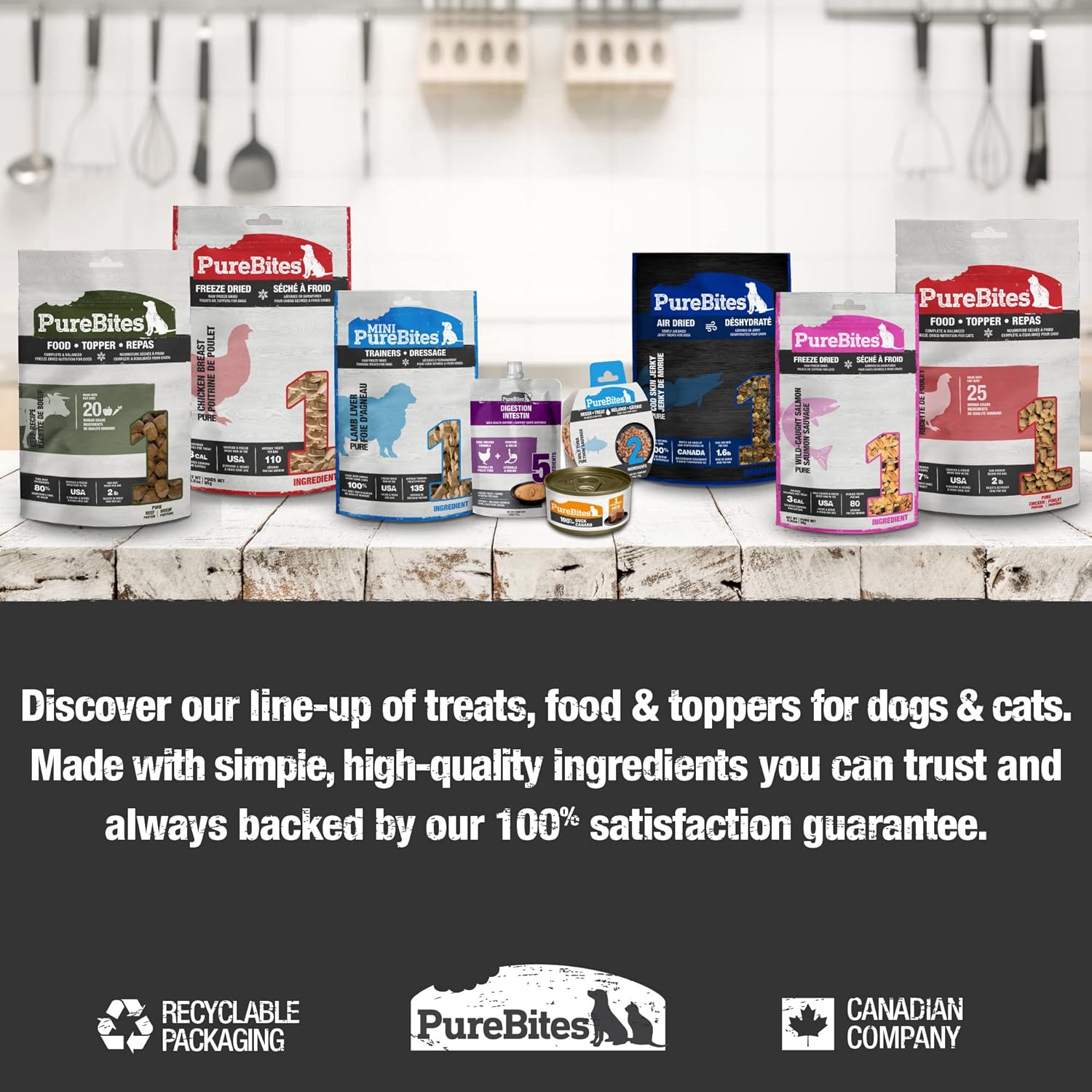 PureBites Mini Freeze Dried Beef Dog Treats | Only 1 Ingredient | 85g