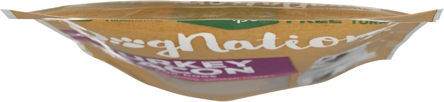 Deli Fresh Pet Food 518030 Dogs Nation Turkey/Bacon Treats For Pets, 3-Ounce