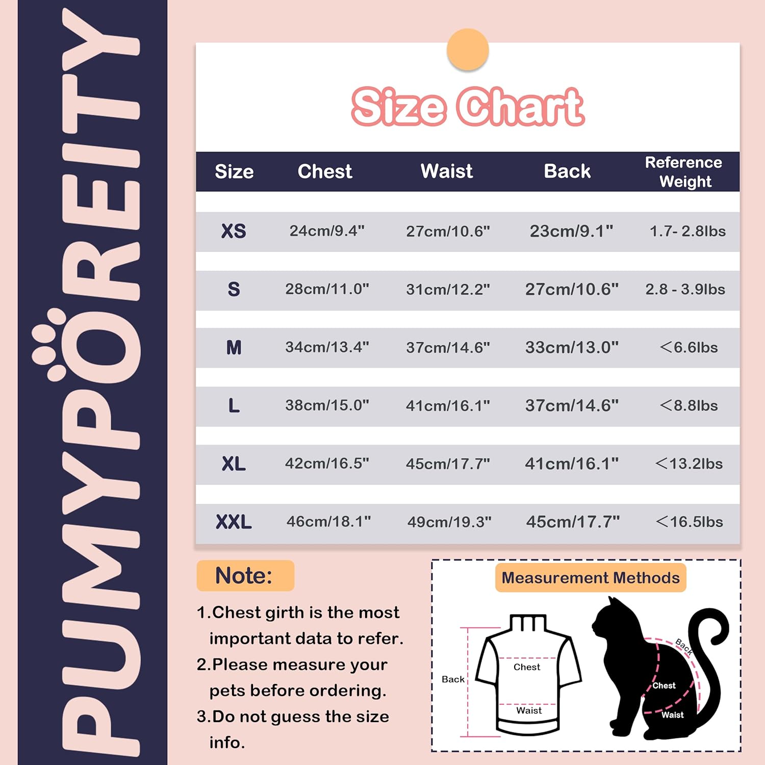PUMYPOREITY Sphynx Cat Clothes – Soft Hairless Shirt With Sleeves, Stretchy Sweater, Pullover Pajamas Jumpsuit, Turtleneck Outfit for Sphynx Cornish Rex, Devon Rex – Orange, XL