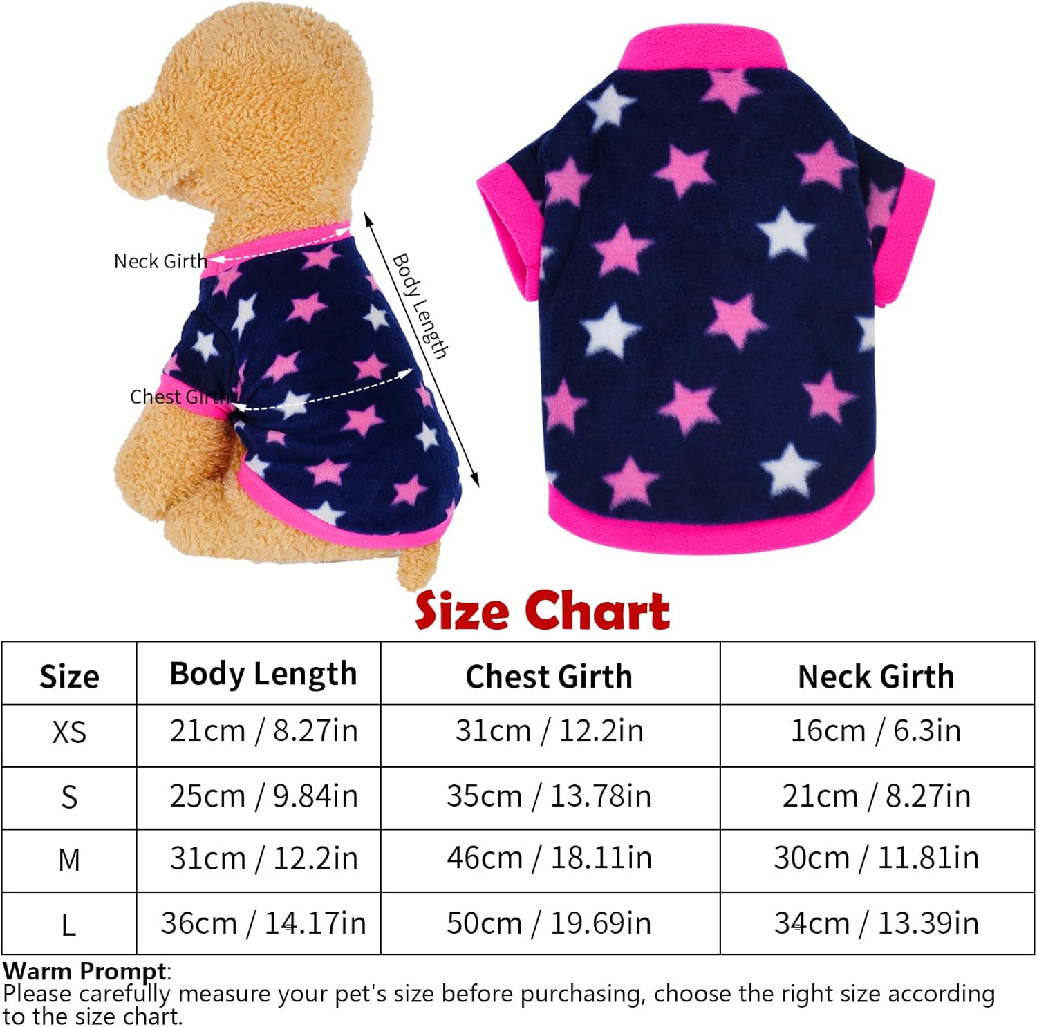 Rbenxia 4 Pieces Dog Fleece Sweaters Puppy Warm Sweater Doggie Sweatshirt Soft Fleece Dog Pajamas Puppy Clothes Winter Dog Outfits for Small Puppy Dog Cat Pets (X-Small)