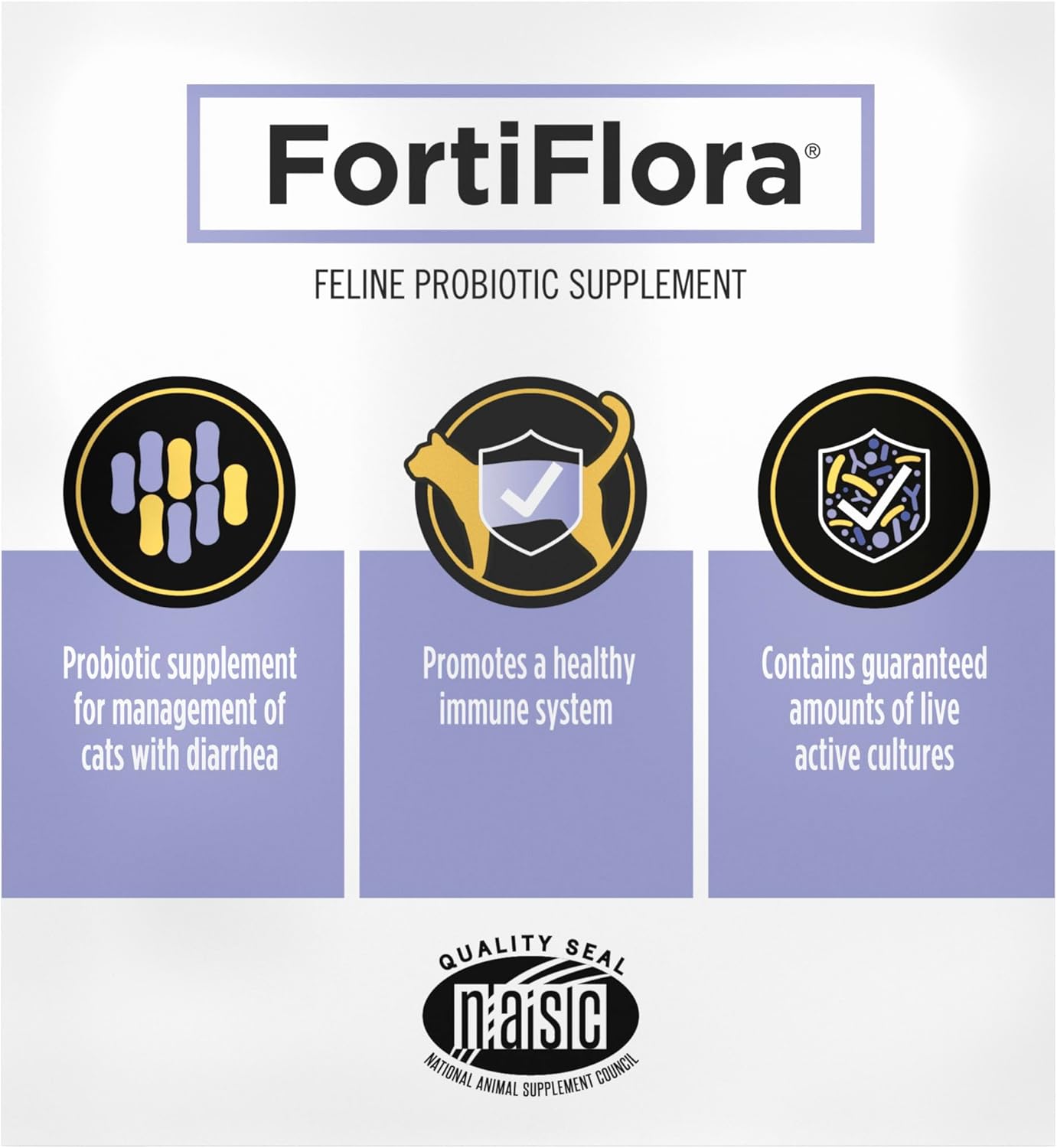Purina Pro Plan Veterinary Supplements FortiFlora Cat Probiotic Supplement for Cats with Diarrhea – 30 ct. Box