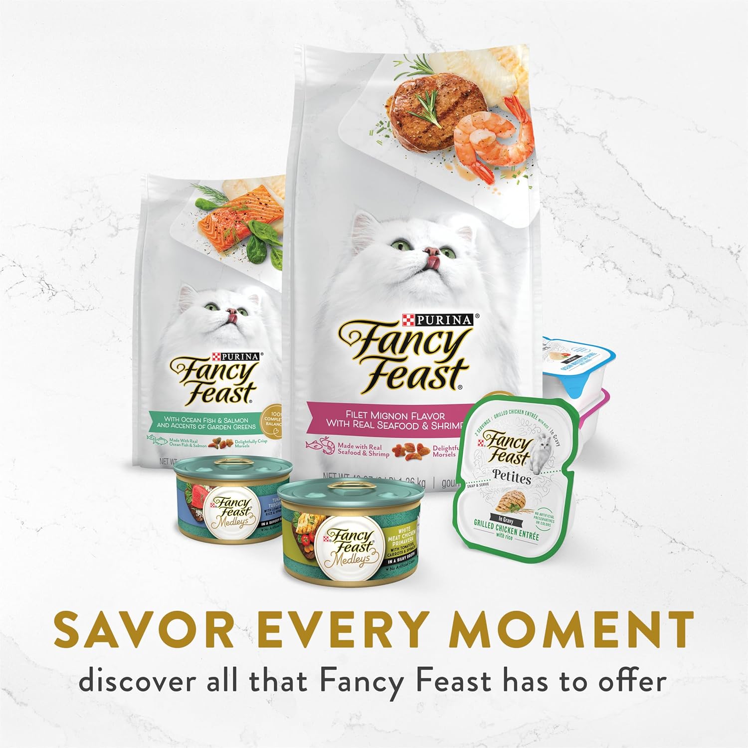 Purina Fancy Feast Lickable Broth Topper Complement Creamy Wet Cat Food Variety Pack – (Pack of 12) 1.4 oz. Pouches