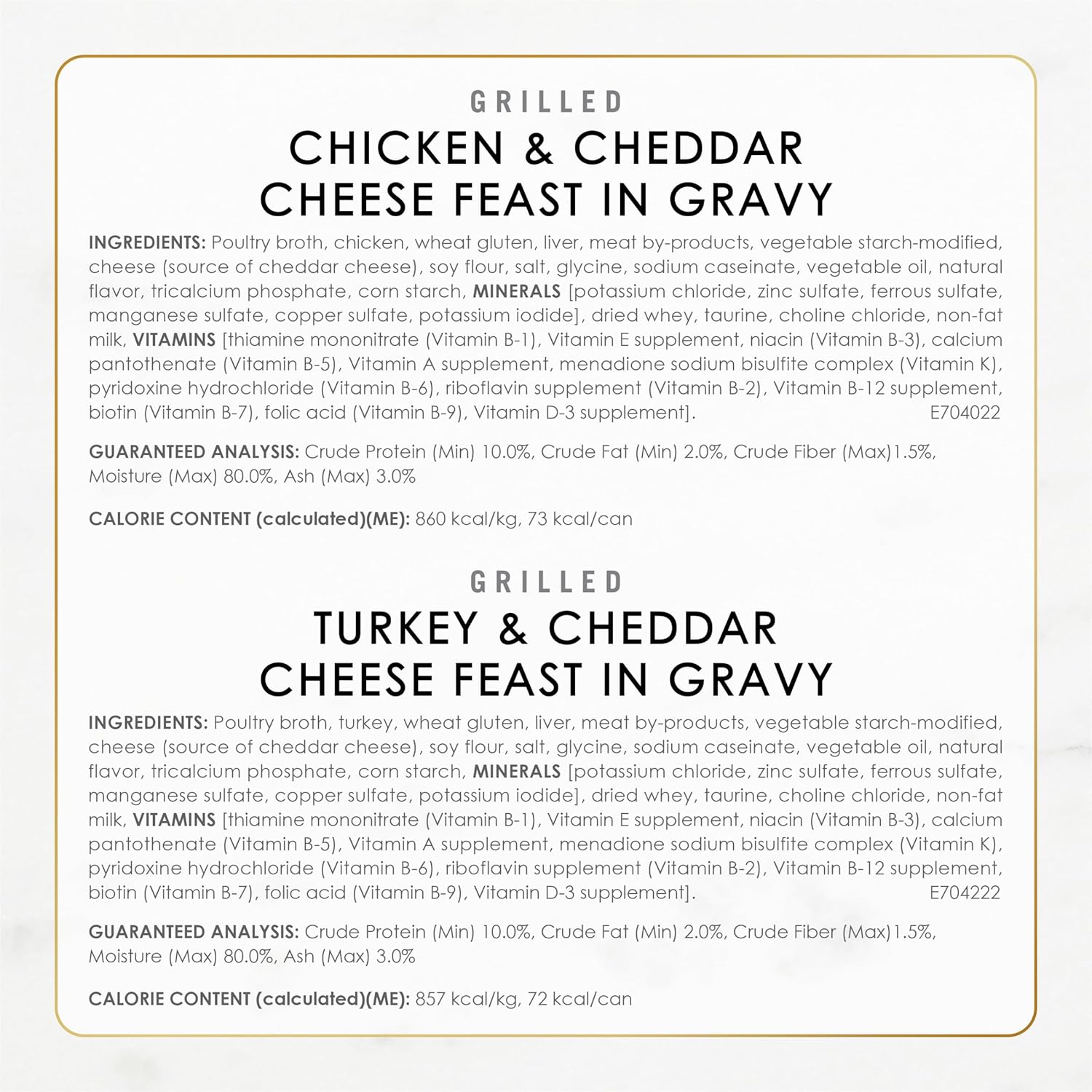 Purina Fancy Feast Delights with Cheddar Grilled Chicken, Turkey or Whitefish and Cheddar Cheese Feast in Gravy Wet Cat Food Variety Pack – (Pack of 24) 3 oz. Cans