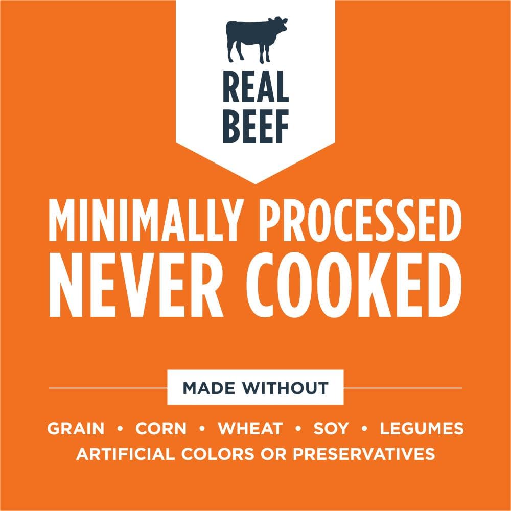 Raw Meals Freeze-Dried Beef Dog Food, 9.5 oz. Bag