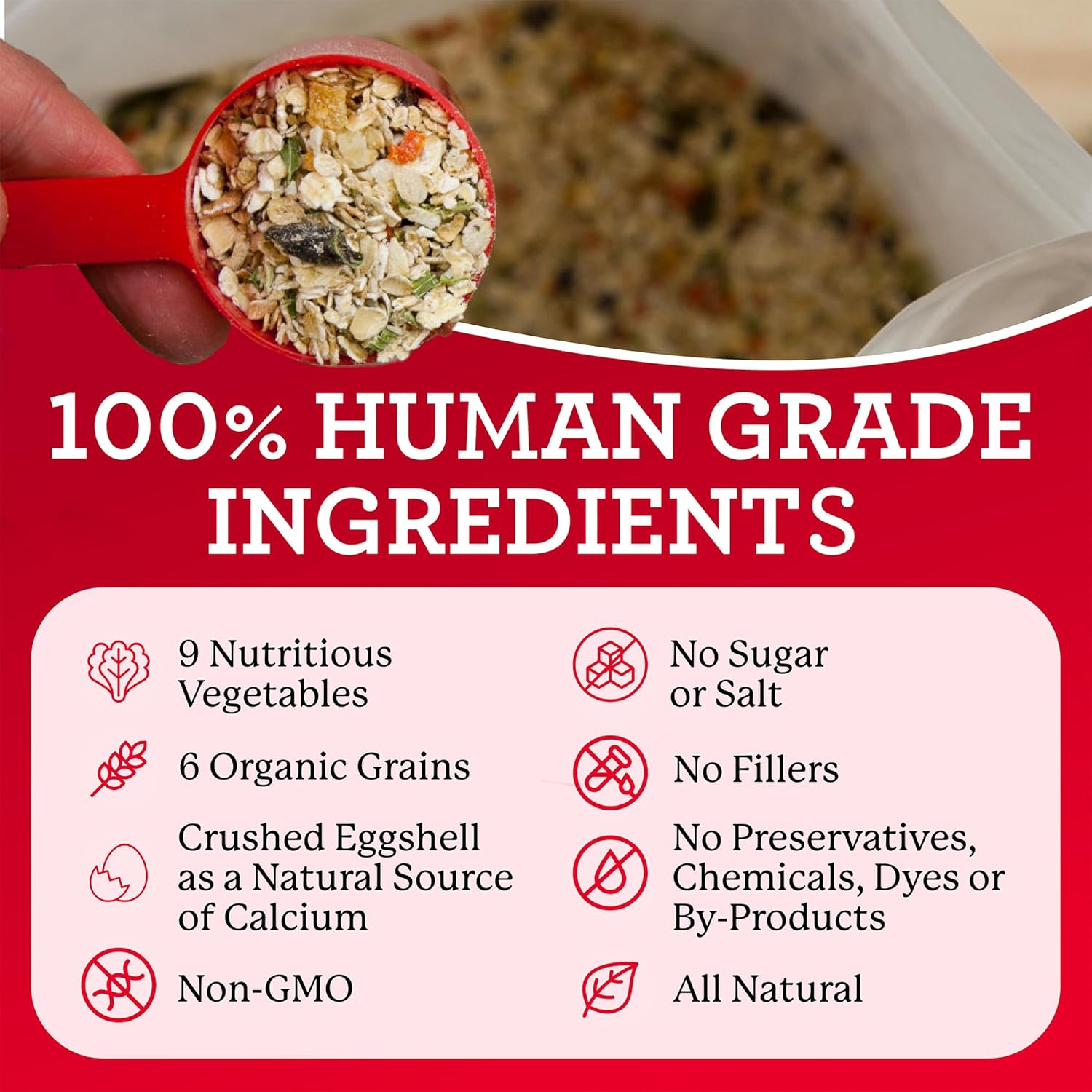 Dr. Harvey’s Canine Health Miracle Dog Food, Human Grade Dehydrated Base Mix for Dogs with Organic Whole Grains and Vegetables (10 Pounds)