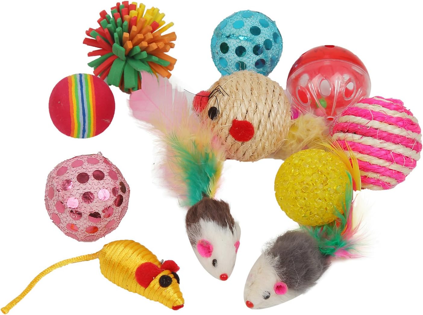 Fashion’s Talk Cat Toys Variety Pack for Kitty 20 Pieces