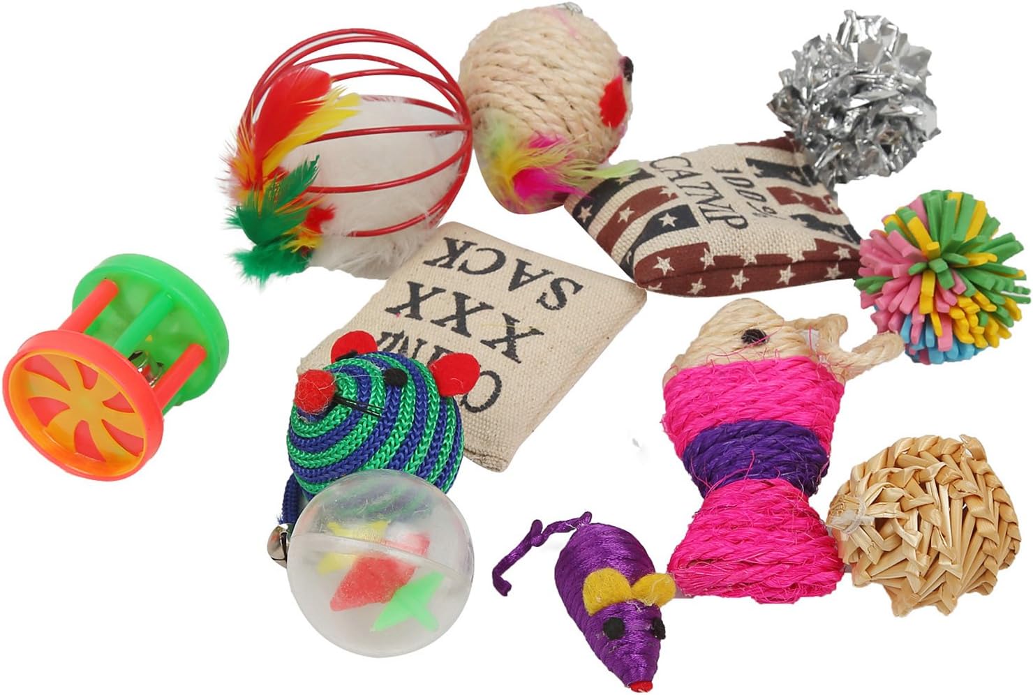 Fashion’s Talk Cat Toys Variety Pack for Kitty 20 Pieces