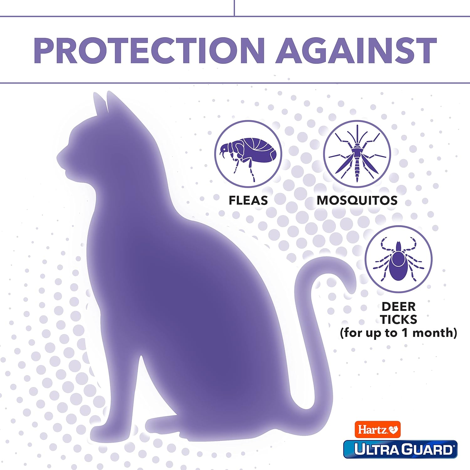 Hartz UltraGuard Topical Flea & Tick Prevention for Cats and Kittens – 3 Monthly Treatments