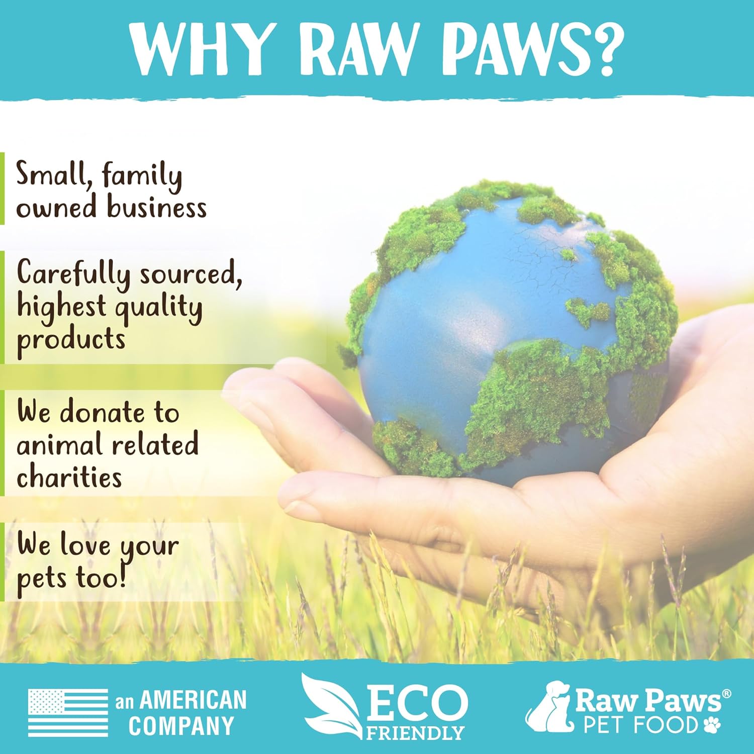Raw Paws Signature Blend Pet Food for Dog & Cats – Chicken Recipe, 1-lb Rolls (20 Pack) – Fresh Made in USA, Natural Raw Diet Dog Food, Raw Frozen Dog & Cat Food – Meat Roll Dog Food Log