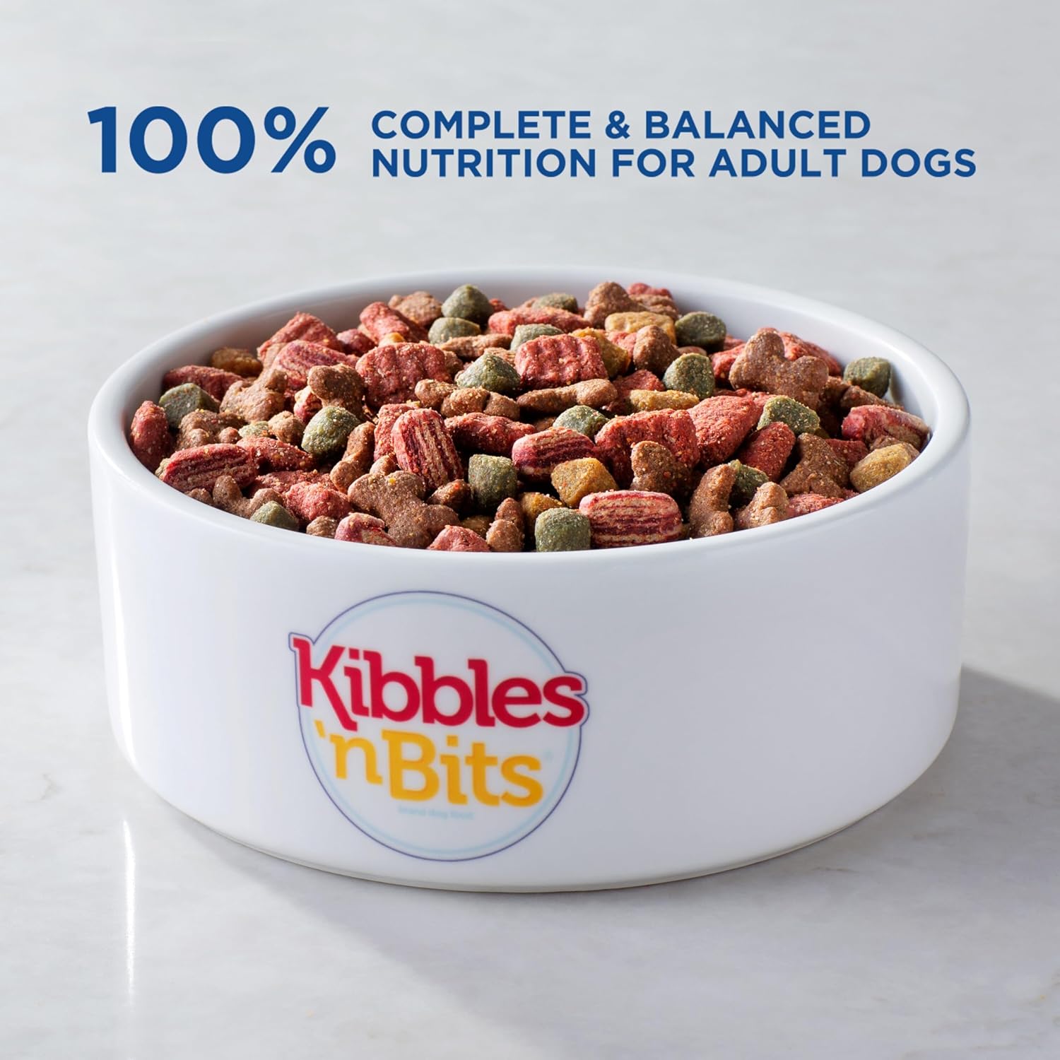 Kibbles ‘n Bits Savory Bacon & Steak Flavor Dry Dog Food, 16 lb. Bag