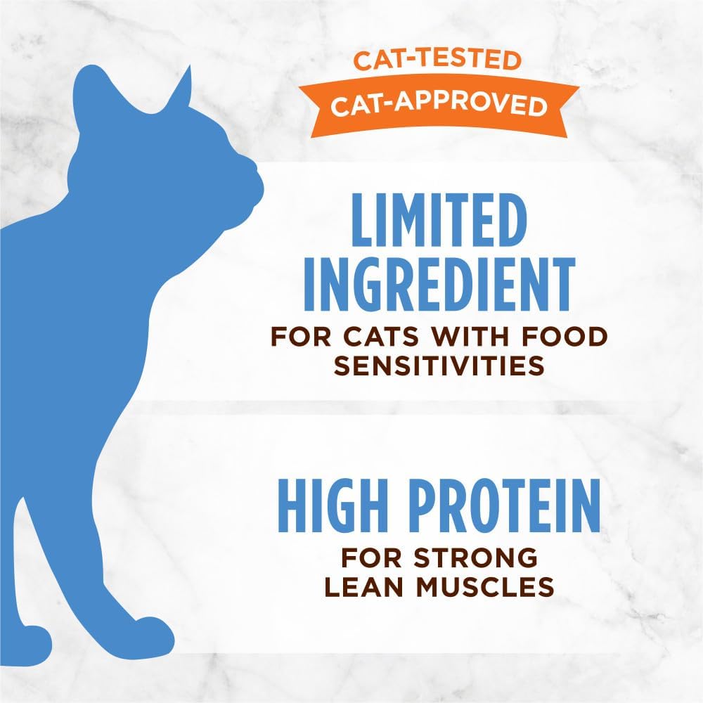 Instinct Limited Ingredient Diet, Natural Wet Cat Food, Grain Free Recipe – Real Turkey, 3 oz. Cans (Pack of 24)