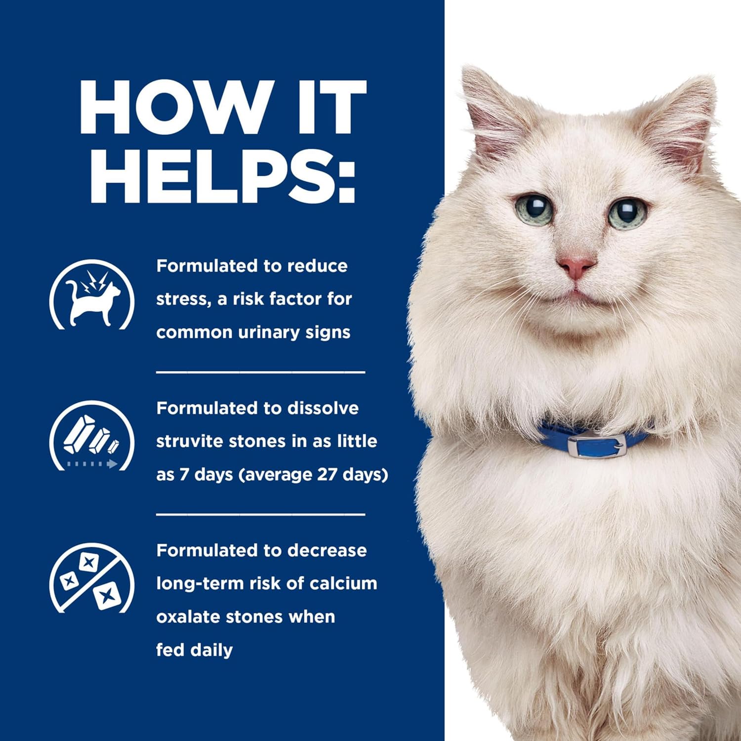 Hill’s Prescription Diet c/d Multicare Stress Urinary Care with Chicken Dry Cat Food, Veterinary Diet, 17.6 lb. Bag