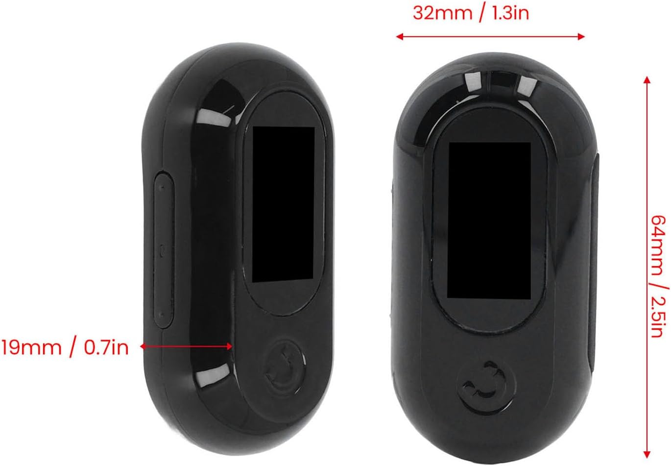 Cat Video Camera Pet Collar Camera 120 Deg Lens OTG Connection Video Recording Adjustable Magnetic Cat Sport Camera for Outdoor (Black)