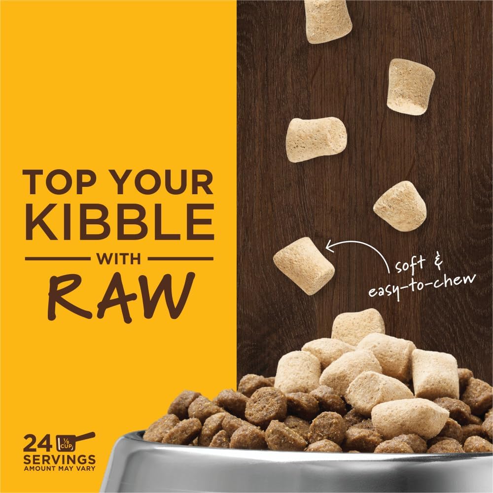Instinct Raw Boost Mixers, Freeze Dried Dog Food Topper, Grain Free – Cage Free Chicken, 6 oz. Bag