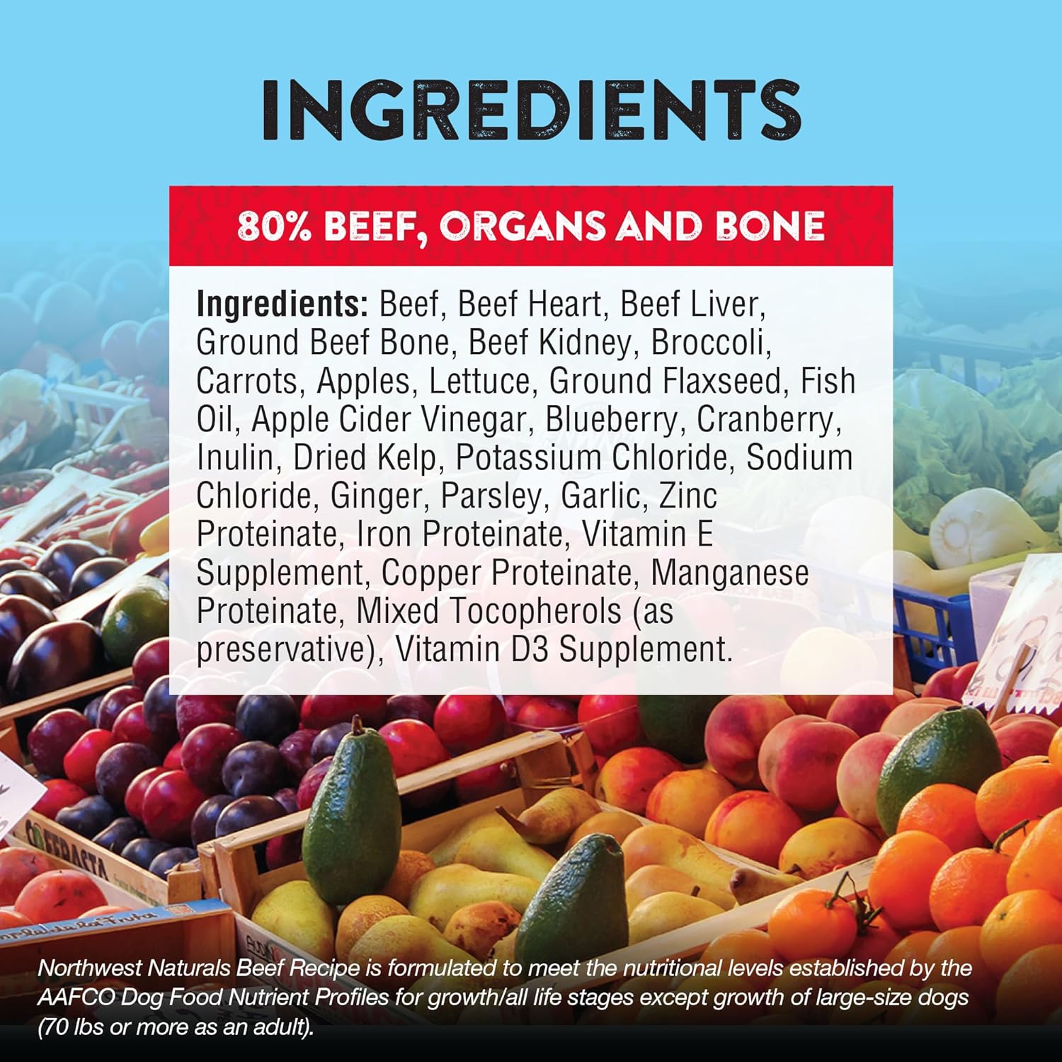 Northwest Naturals Freeze-Dried Beef Dog Food – Bite-Sized Nuggets – Healthy, Limited, Human Grade Ingredients, All Natural – 12 Oz