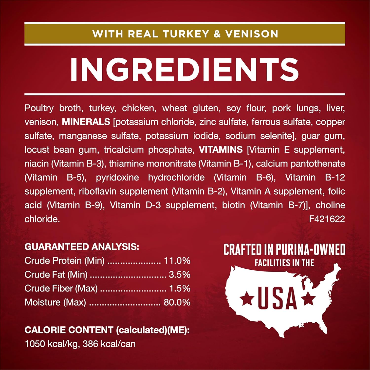 Purina ONE True Instinct Tender Cuts in Gravy with Real Turkey and Venison, and with Real Chicken and Duck High Protein Wet Dog Food Variety Pack – (Pack of 6) 13 Oz. Cans