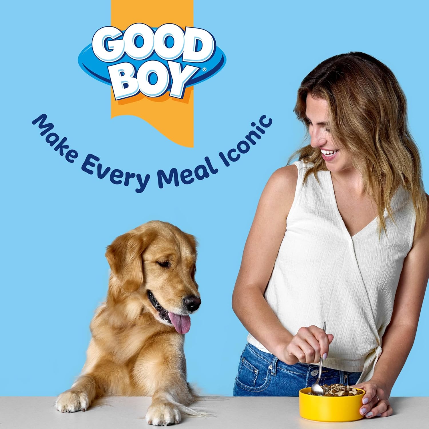 GOOD BOY Carnivore’s Delight Protein Purees Dog Food Mixers for All Adult Dogs, 10 Count, Easy Single-Serve Triple Flavor Topper Treats with Duck, Beef and Rabbit