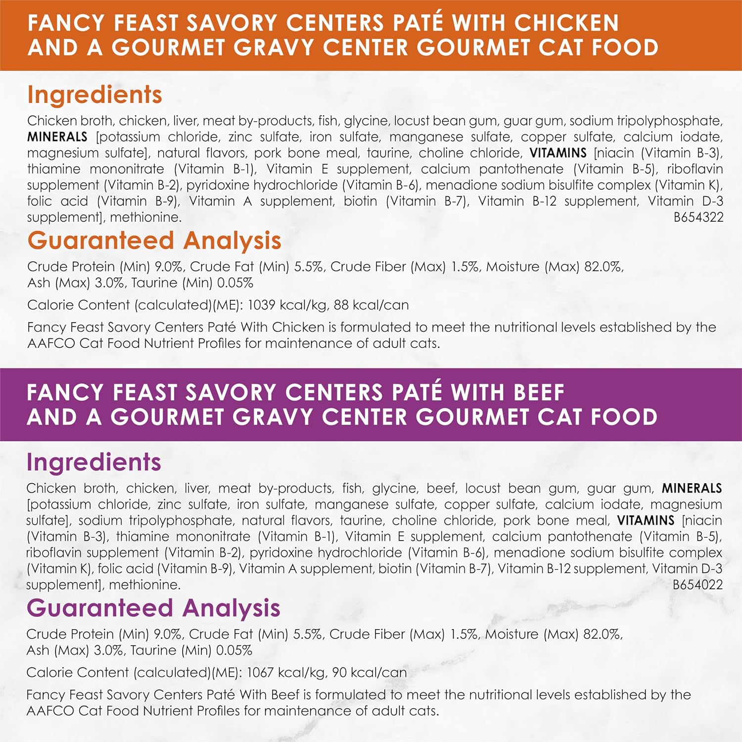 Purina Fancy Feast Pate Wet Cat Food Variety Pack, Savory Centers Pate With a Gravy Center – (2 Packs of 12) 3 oz. Pull-Top Cans