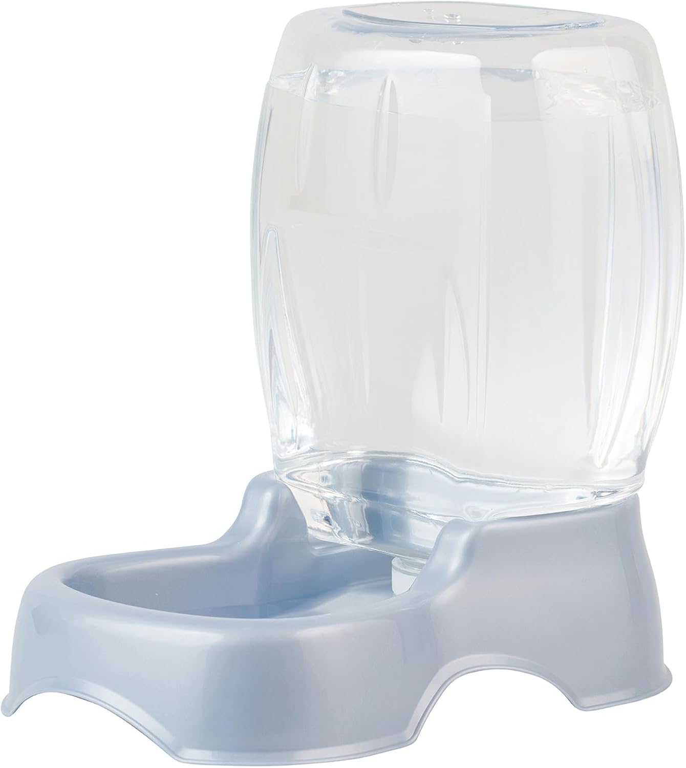 Petmate Pet Cafe Cat and Dog Water Dispenser – Water Bowl for Cats and Dogs, USA Made, 3 GAL, Pearl Ash Blue