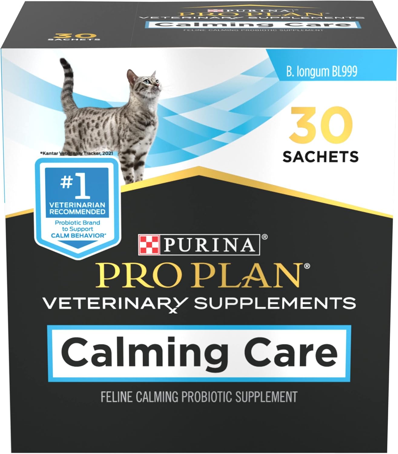 Purina Pro Plan Veterinary Supplements Calming Care Cat Supplements – 30 ct. Box